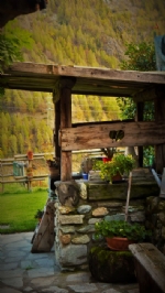 scorcio esterno della casa